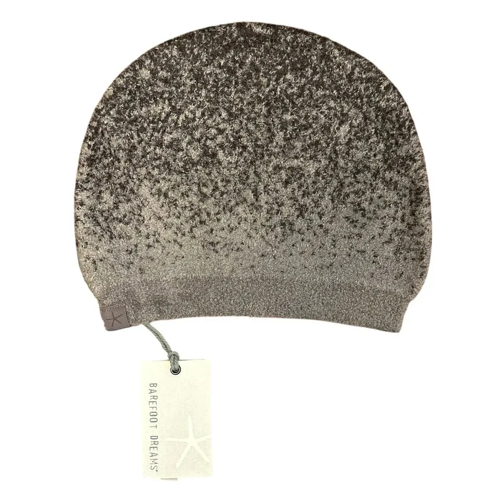 NEW Barefoot Dreams Women\'s CozyChic Lite Confetti Beanie Storm Gray-Dark‎ Brown Barefoot Dreams NEW Cozychic Lite Confetti | Mercari main image 3